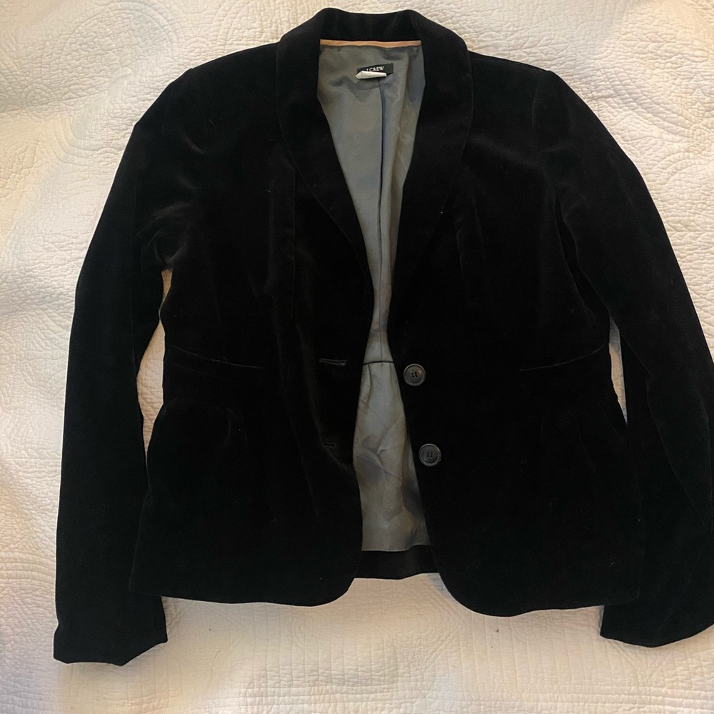 Jcrew velvet blazer